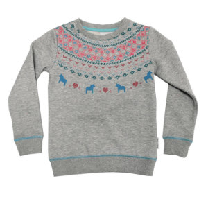 Felpa Bambina Fairisle Mix