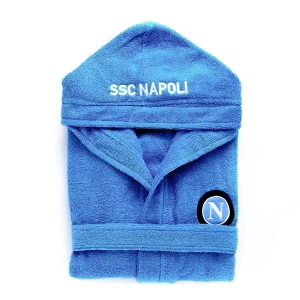 Accappatoio in Spugna Azzurro SSC Napoli Bambino