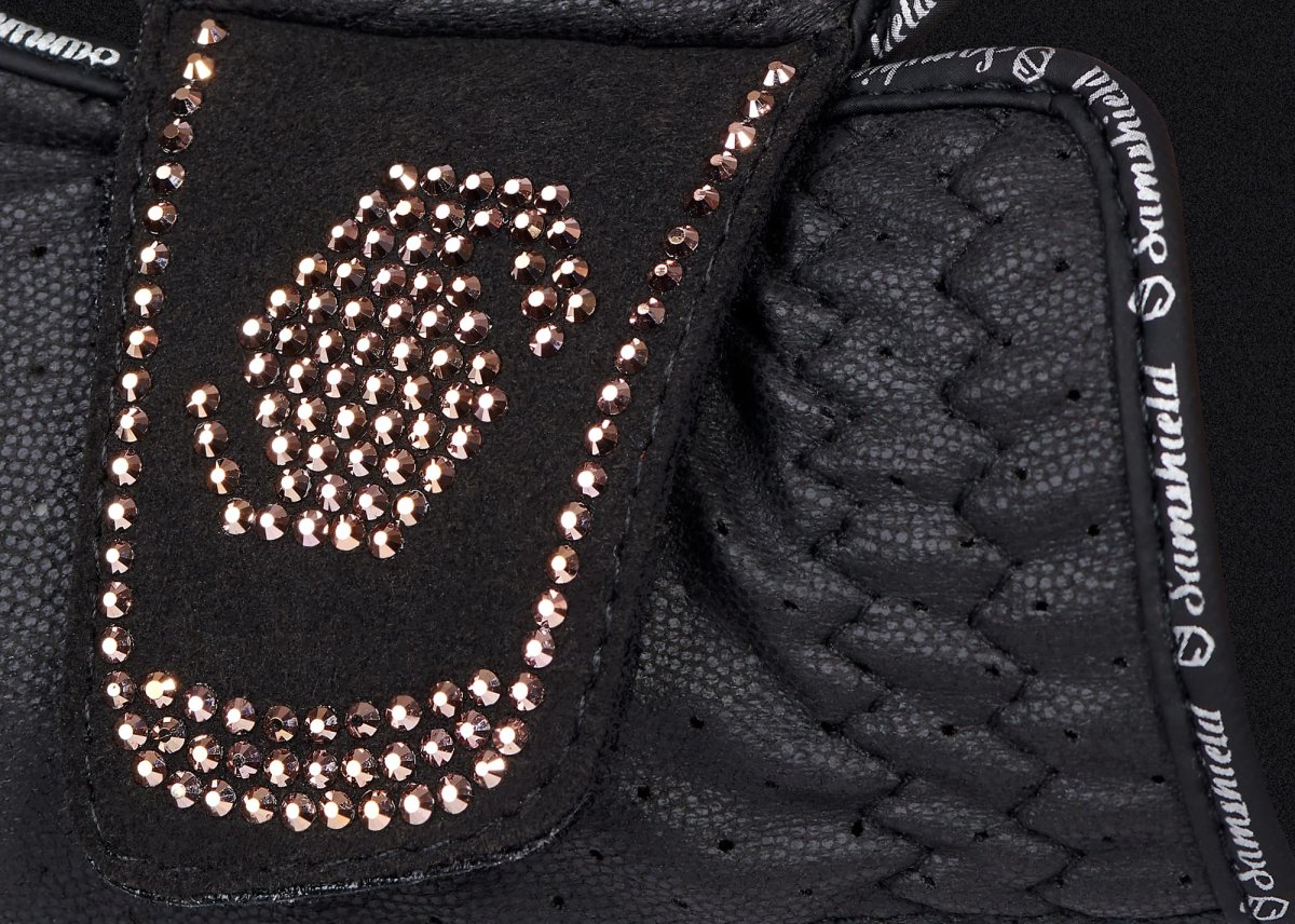 Guanti V-Skin Swarovski Nero/RoseGold Samshield - immagine 3